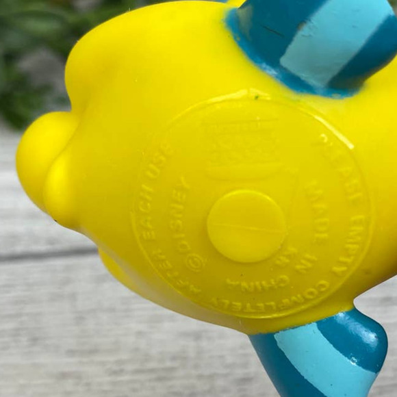 VNT 1990's Burger King Kids Club Disney Little Mermaid Flounder Kids Meal Toy - Picture 6 of 7